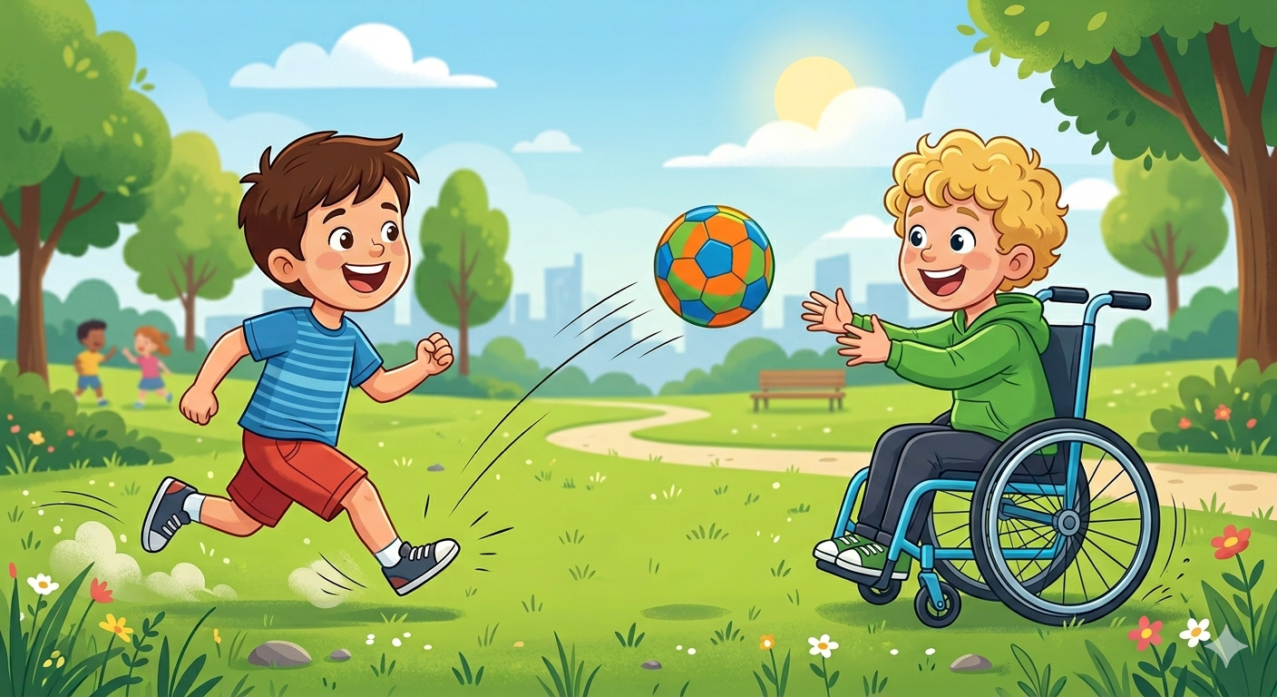 Due bambini che giocano